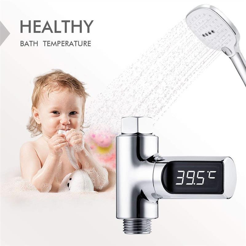 Led display vand brusebad termometer led display hjemme vand bruser termometer fremløbsvand temperatur monitor