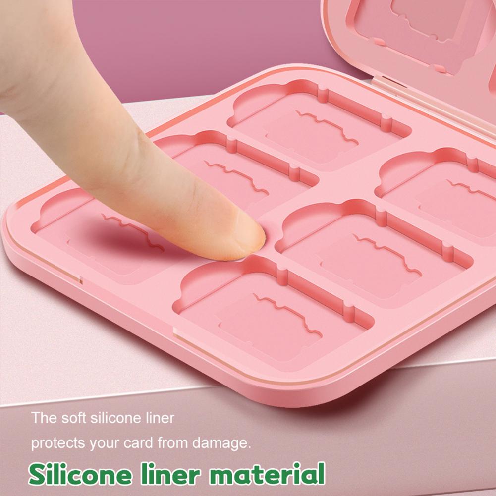 Voor Schakelaar 24 Game Cassette Opvallende 24 Game Houder Soft Liner Abs Compact Size 24 Card Box Handig game Case