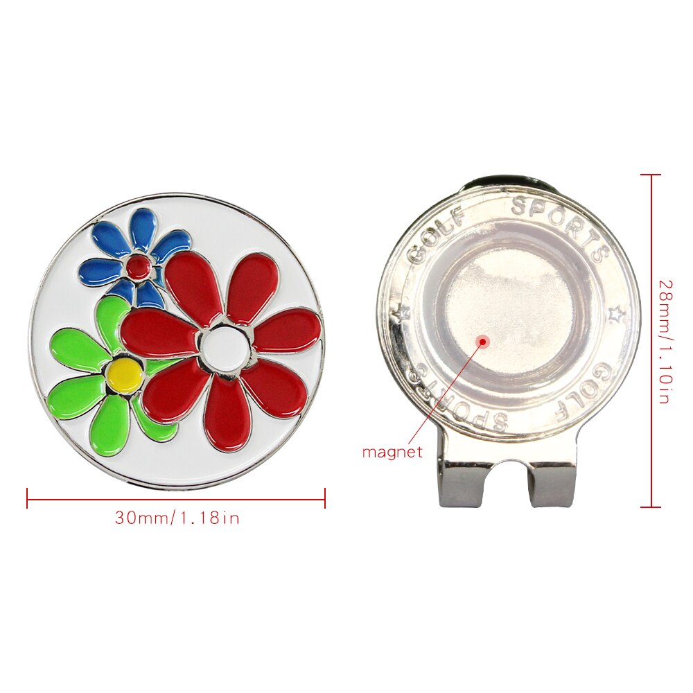 1 Stck Golf Hütte Clip Golf Ball markieren Magnetische Adsorption Golf Marker Golf Zubehör Schmetterling Libelle EINE Vielzahl Von Stilen