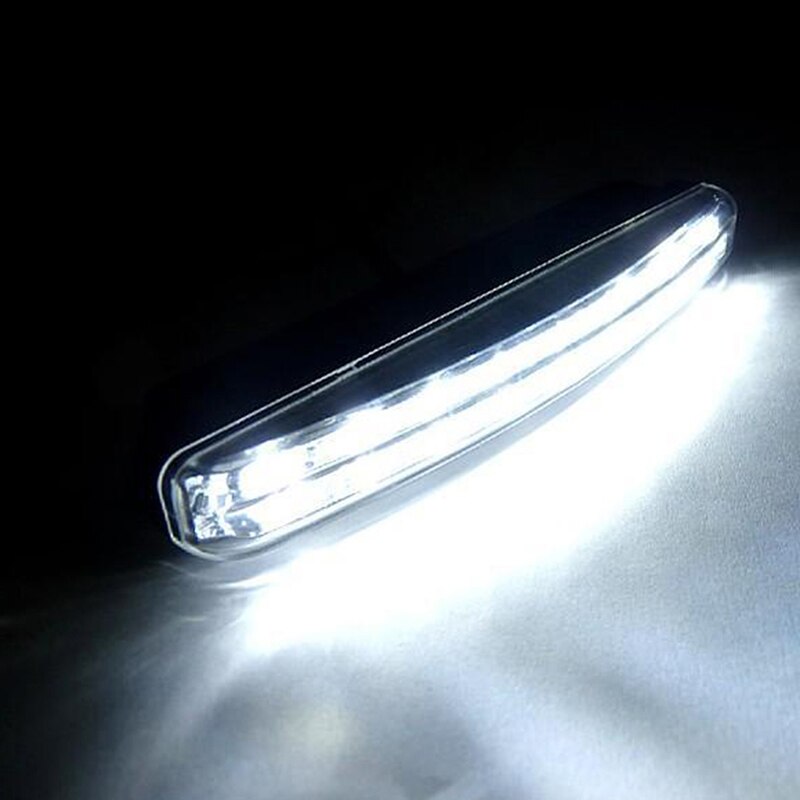 Anti-Collision Led Licht Stofdicht 1Pc Auto Fog Dagrijverlichting Wit Lamp