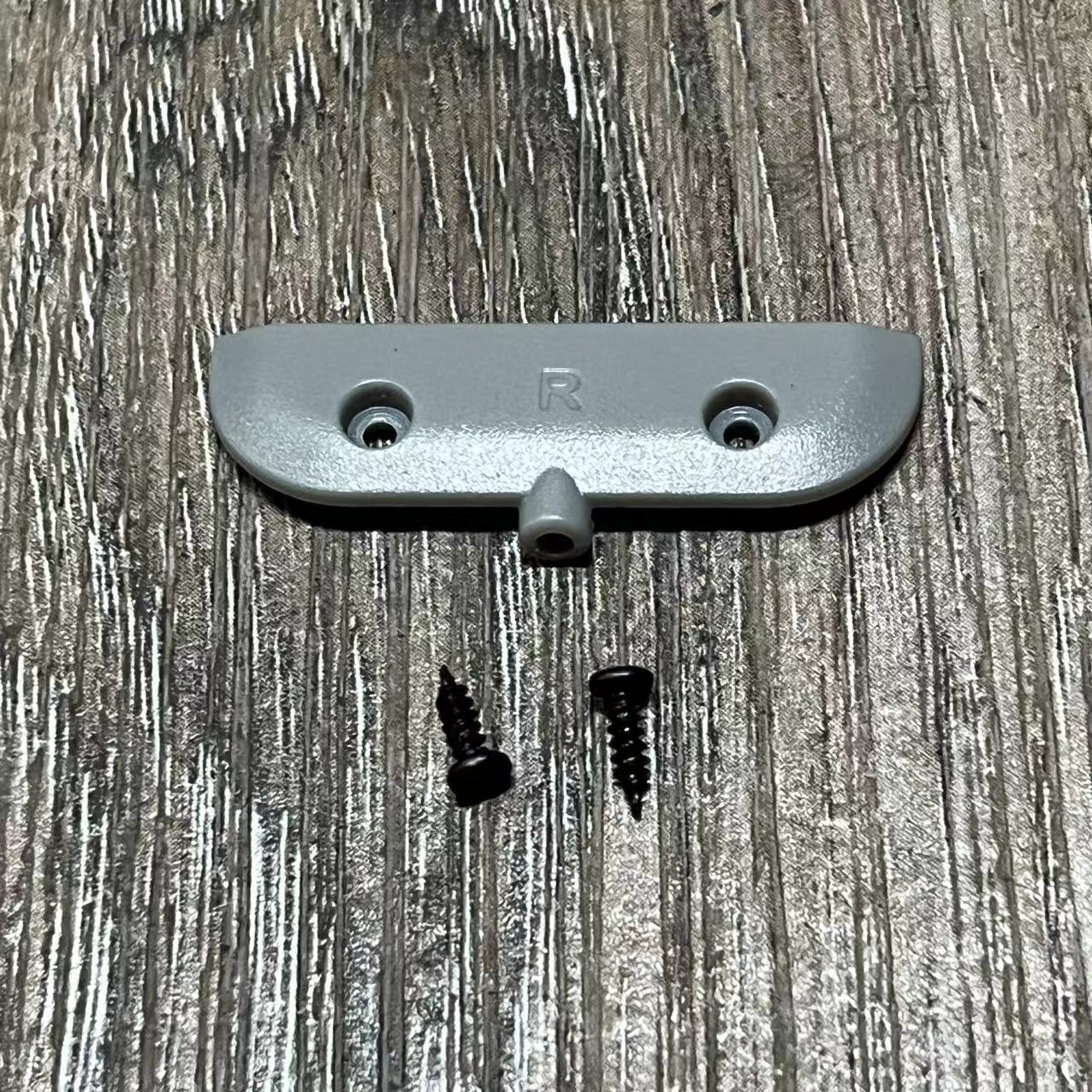 Piezas de repuesto originales para auriculares para juegos CORSAIR HS80 RGB/HS80 MAX, piezas de reparación de hebilla de bisagra de plástico de repuesto: Plata
