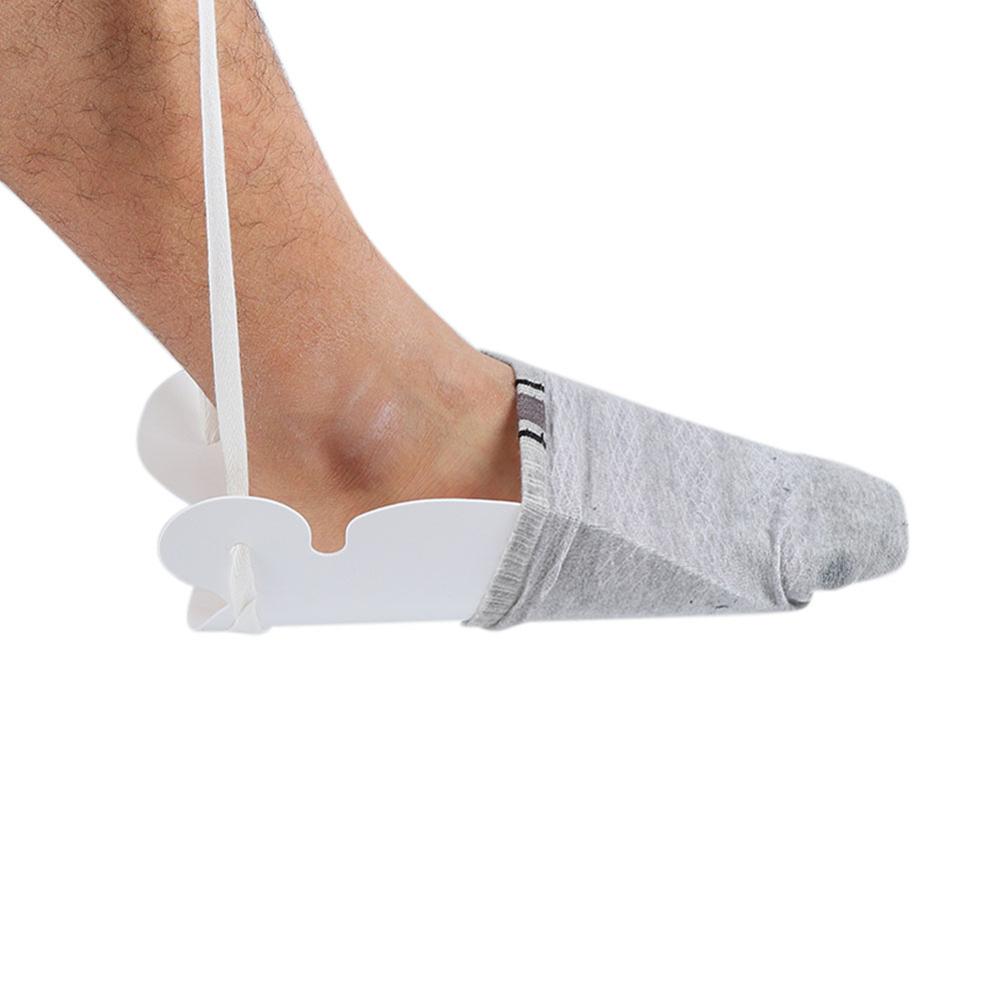 Elderly Helper Wearing Sock Aids Easy On Off Stocking Slider Tool Portable Plastic Mention Shoe Lifte Auxiliary Hold Patient