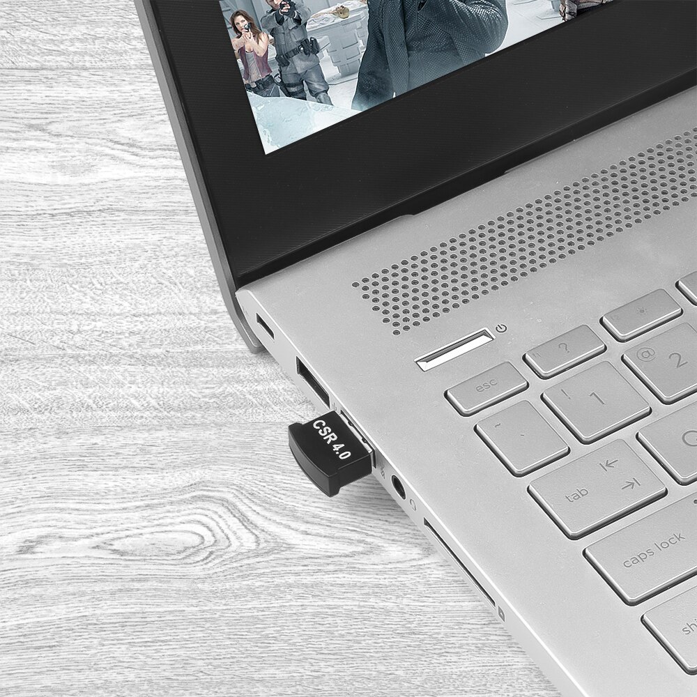 Kebidumei Adaptador USB Bluetooth Dongle Mini inalámbrico Bluetooth 4,0 transmisor de sonido de música adaptador receptor para ordenador PC