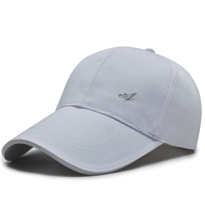 Vrouwen Mannen Hoed Gebogen Zonneklep Licht Boord Brief Baseball Cap Mannen Cap Outdoor Zonnehoed Verstelbare Sport Caps In zomer: white