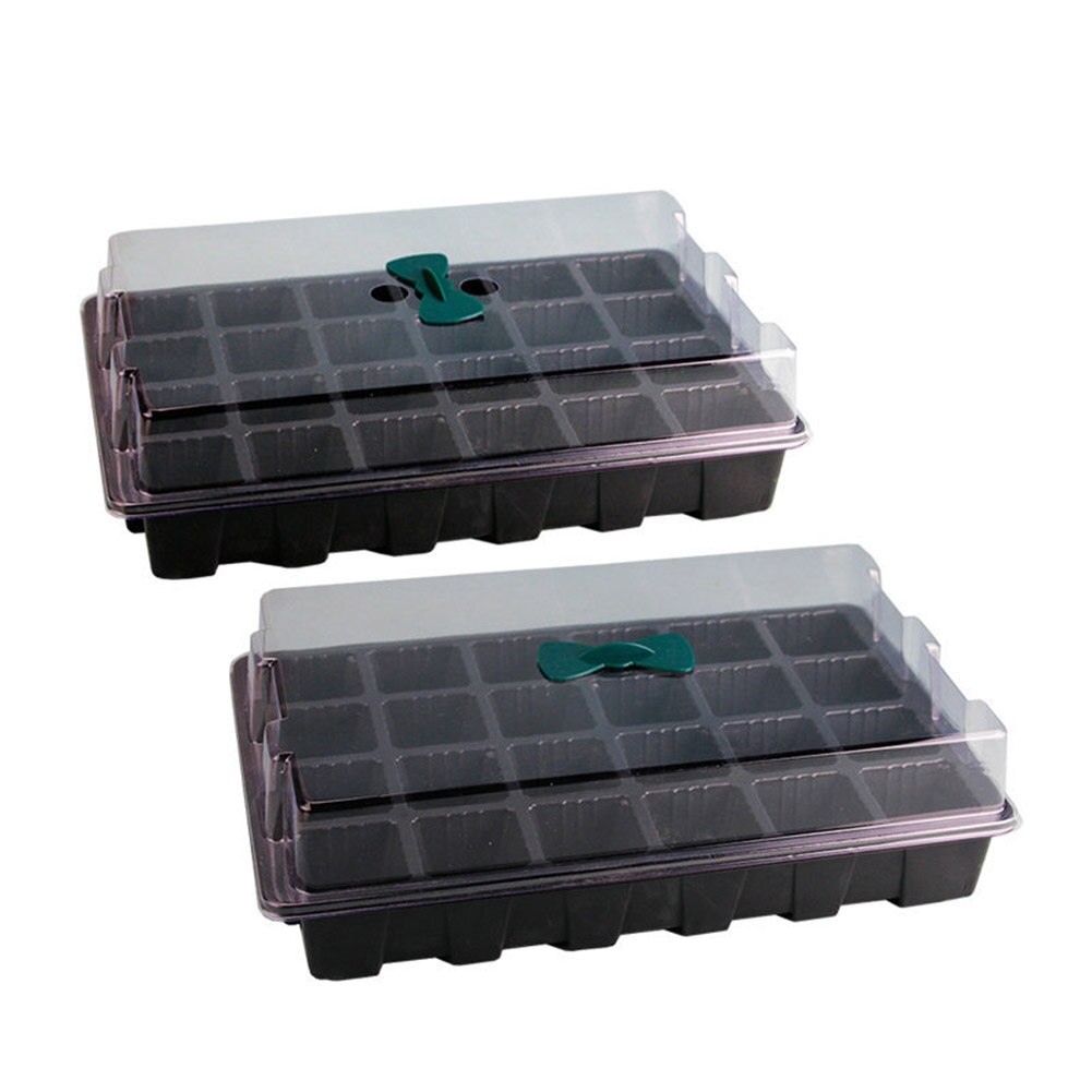 24-Hole Home Garden Balcony Nursery Seedling Tray Plant Growing Holder Plate Strengthen ventilation and reduce moisture