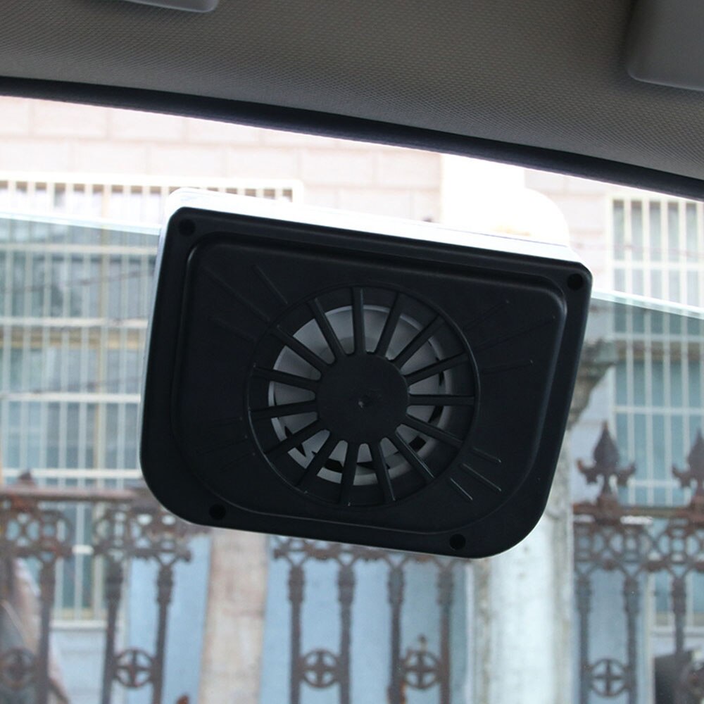 Solar Powered Car Exhaust Fan Air Vent Cool Fan Auto Cooler Ventilation System