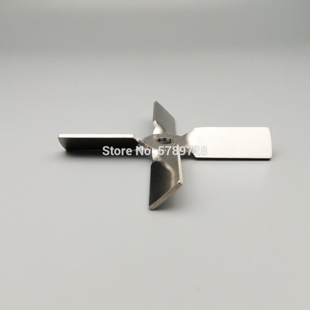 For lab mixer equipment 1pcs 304 stainless steel Four-blade propeller,Stirring push up the material cross paddler