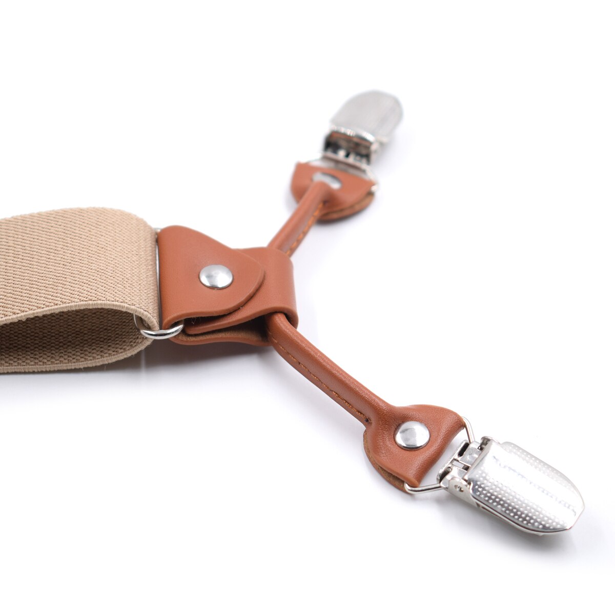 Heavy Duty Suspenders for Men 3.5cm Wide Y-Back with 6 Metal Clips Adjustable Elastic Trouser Braces Straps Father Husband