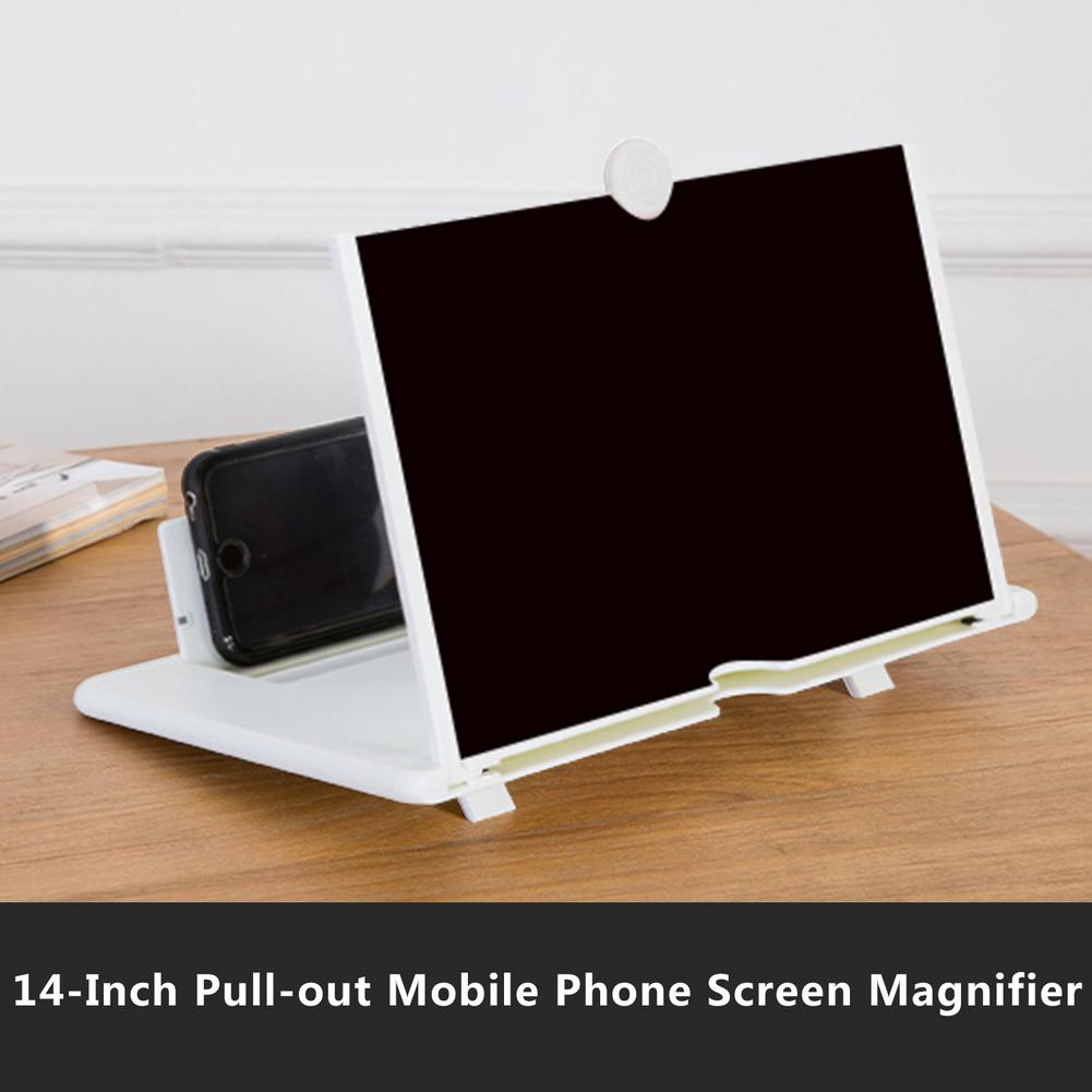 Universal Foldable Mobile Cell Phone Screen Magnifier Enlarger Magnifying Video Amplifier Projector Bracket Desktop Holder Stand