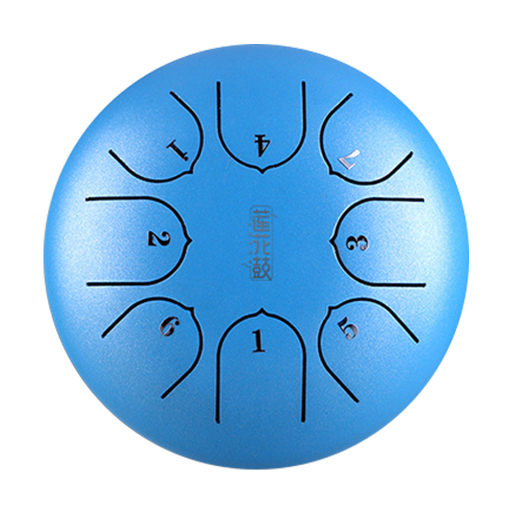 6 Inch 8 Notes Music Education Mini Instrument G Tune Tank Steel Tongue Drum Party With Mallets Hand Pan C Key