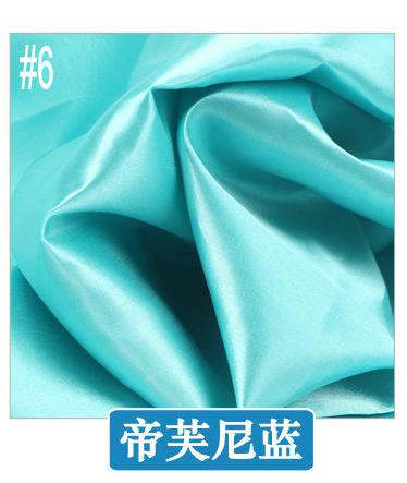 Tecido – tissu en Satin Polyester chinois, longueur 1 mètre largeur 1.45 mètre, bon marché pour mariage bricolage, bleu rose rouge or violet: 6