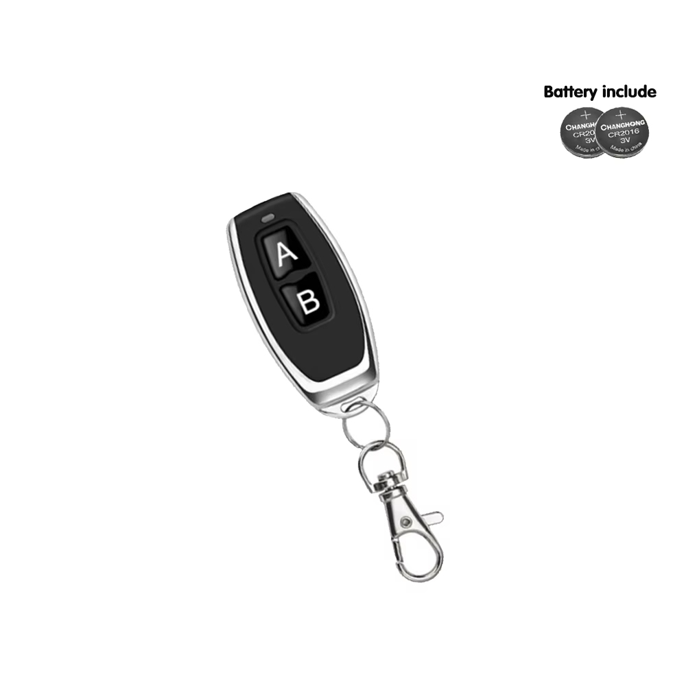 Odbiornik przekaźnikowy 10A RF433MHz Pilot Zdalnego Sterowania Włącznik Światła z Nadajnikiem AB Panel Ścienny do Oświetlenia Bezprzewodowy LED: Bundle1