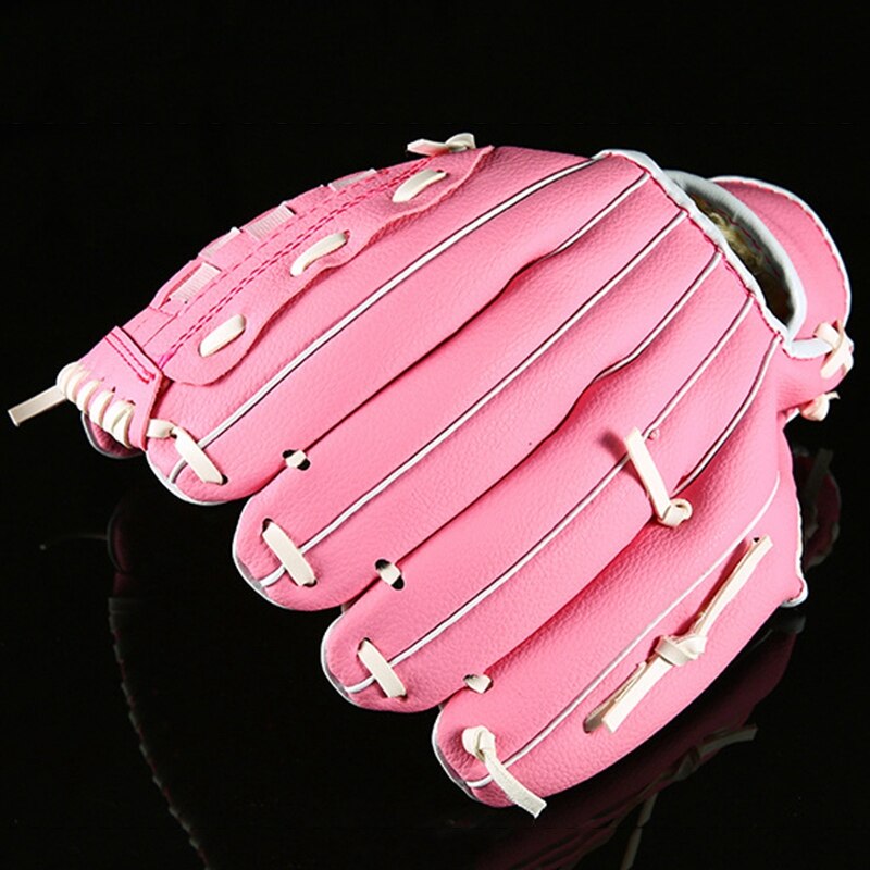 Guantes de bate de béisbol para adultos, guantes gruesos de béisbol de imitación de cuero PU, guantes de Softball para lanzadores juveniles