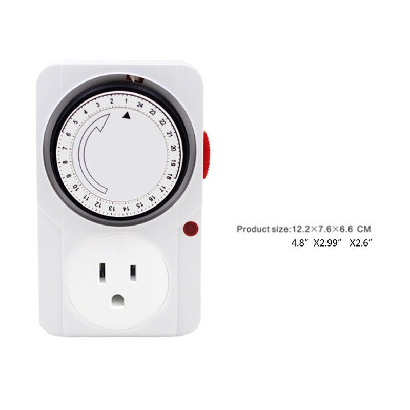 24 Hour Cyclic Timer Switch Kitchen Timer Outlet Loop Universal Timing Socket