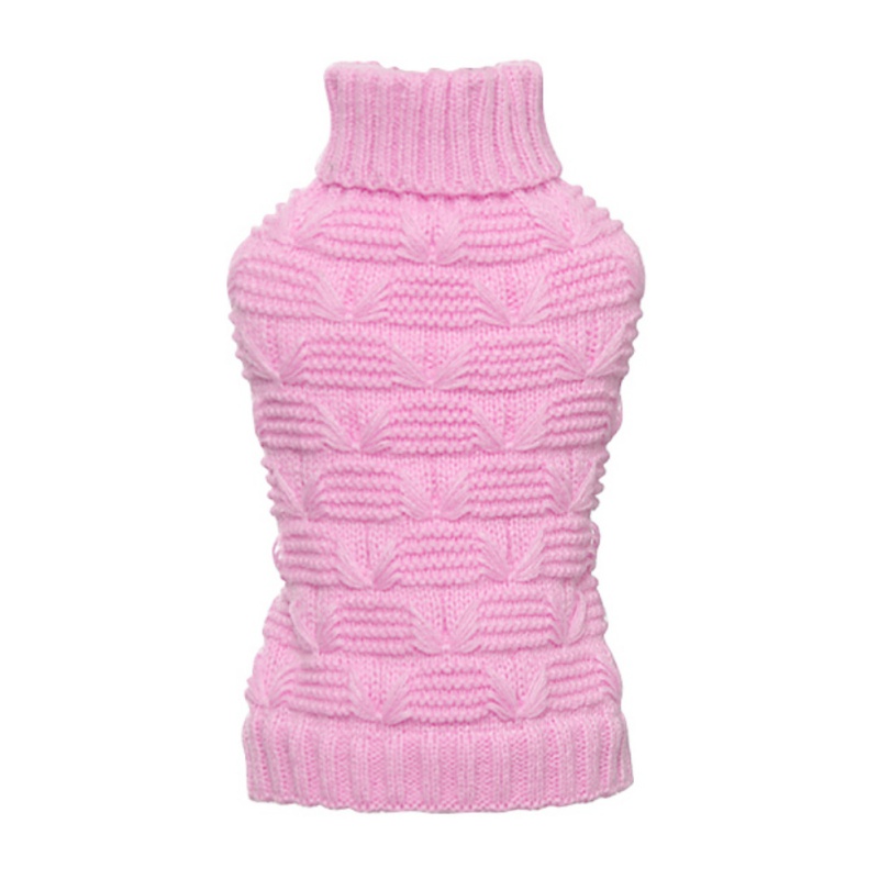 Warm Dog Sweater Cloth Winter Pet Knitted Clothes For Small Medium Dogs Chihuahua Yorkshire Outfits With Stereoscopic Pattern: P / L