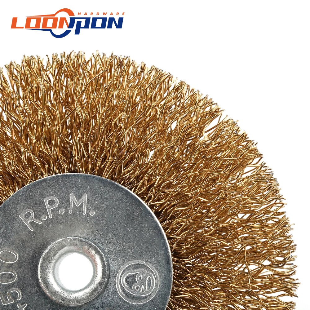 5Pcs Polishing Brush Wire Wheel Grinder Rotary Grinding Buffing Electric Abrasive Tools Stainless Steel Hole Dia 6mm Brand