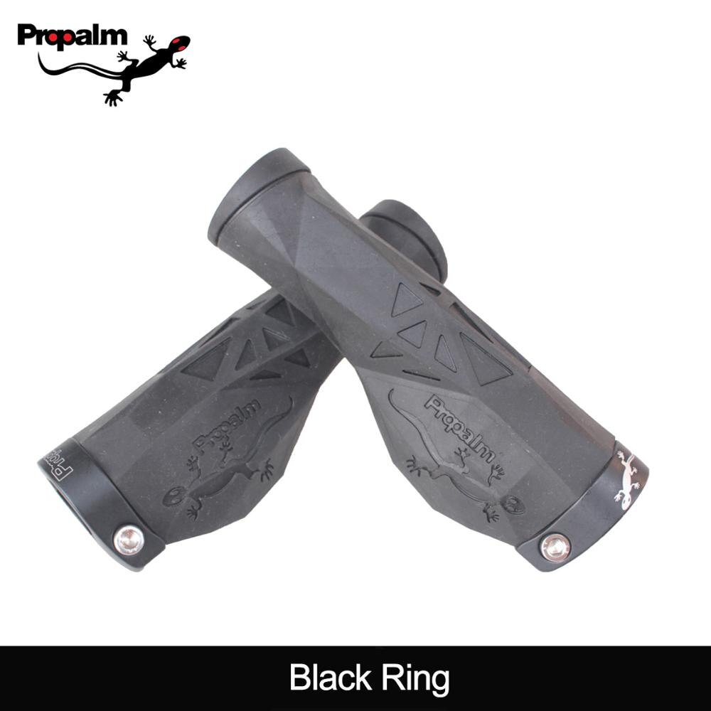 Propalm Gecko F1980EP2 Cycling Grips MTB Handlebar TPR Rubber Grip for Mountain Bike Fixed Gear Bicycle Accessories: black