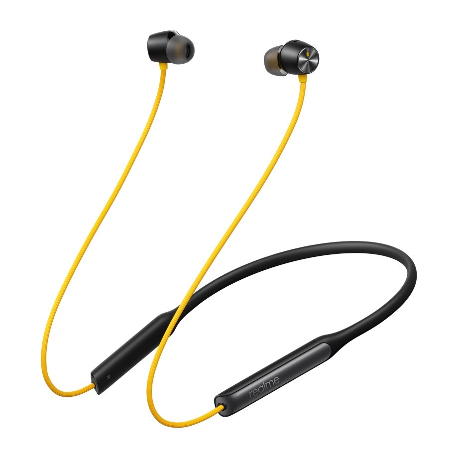 Global Versie Realme Knoppen Draadloze Pro Bluetooth Oortelefoon Actieve Ruisonderdrukking Anc Enc Sport Headset 22 Uur Afspelen: Party Yellow
