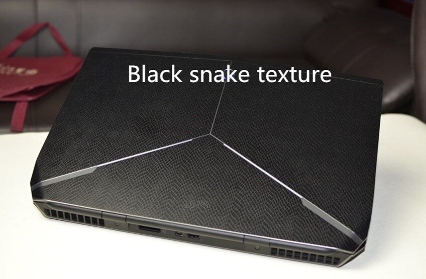 Laptop Carbon fiber Vinyl Skin Sticker Cover For HUAWEI MateBook 13 release: Black Snake texture