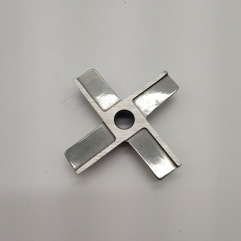 2 stück Alle edelstahl Fleischwolf Teile #8 Klinge Fleischwolf Messer