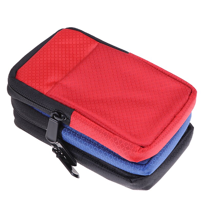 Draagbare Koord Draad Opslag Sleutel Portemonnee Portemonnee Zak Externe Usb Harde Schijf Schijf Hdd Carry Case Cover Bag voor Oortelefoon