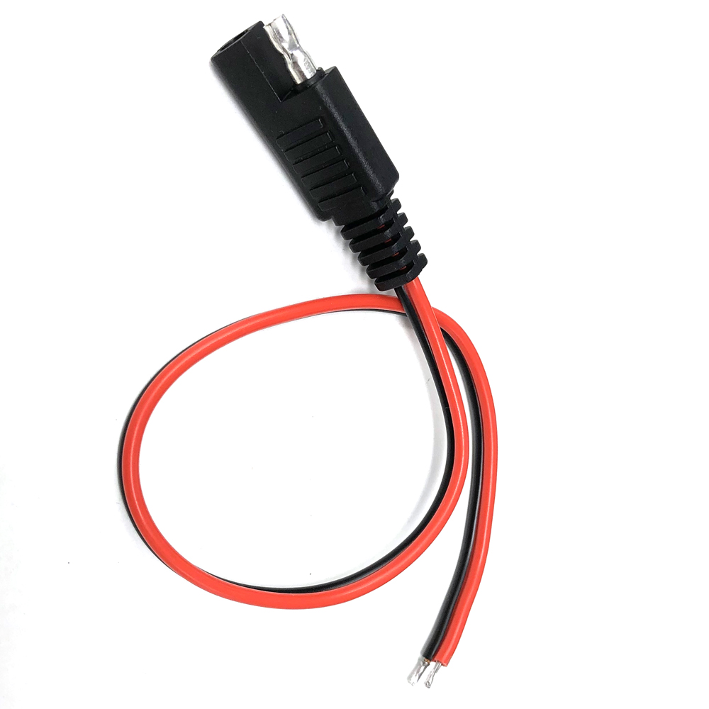 Cable de extensión de potencia SAE DIY de 3 piezas, 18AWG, 30cm, batería Solar, Cable de conexión de desconexión rápida SAE para motocicleta, coche, Tractor