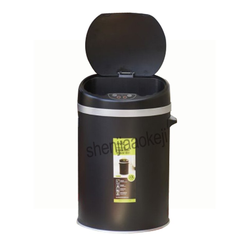 Smart trash can induction Home living room hotel bathroom Large stainless steel smart waste bin 8L/10L optional 1pc