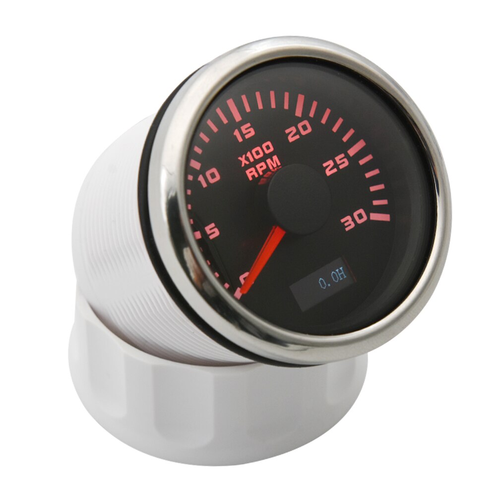 H 52mm Tachometer Mit Sensor M16 Tacho Messgerät 0-3000 RPM Metwe 2 Hub Für Diesel- Benzin Motor- Motor- Auto Lieferwagen Stiefel Motorrad