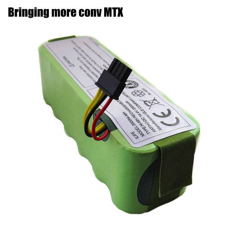 Batterij Voor Kitfort KT504 Haier T322 T321 T320 Panda X500 X580 X600 Ecovacs Spiegel CR120 Dibea Robotic Stofzuiger 3500 mah