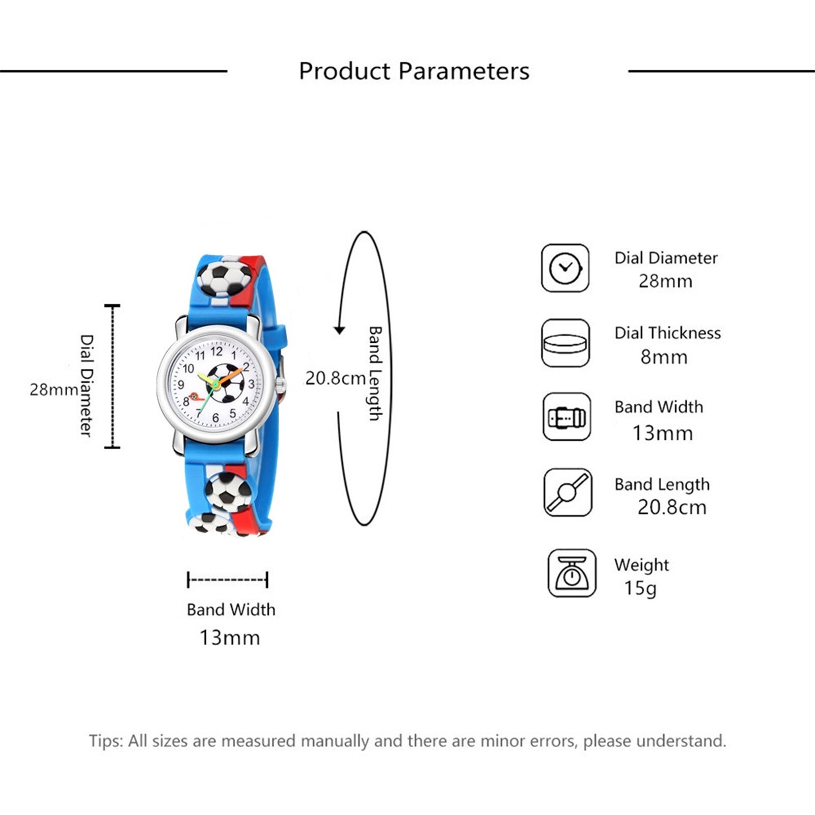 Whistle Football Dial Children Watch Students Time Clock Digital Kids Watches Girls Boys Child Quartz Wristwatch