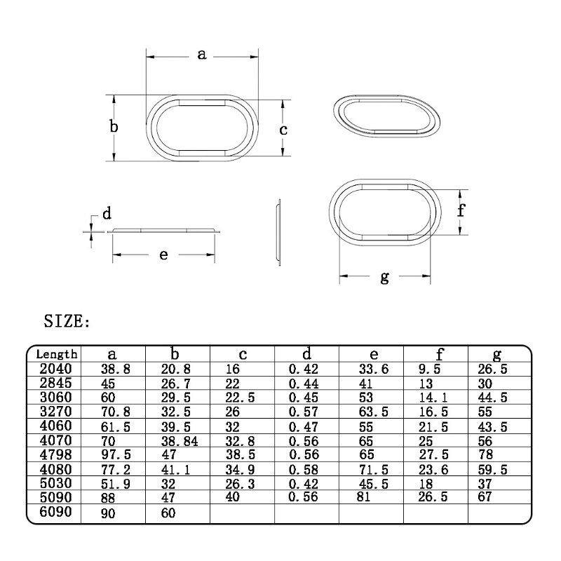 2PCS Owalne Płyty Wibracyjne Guma - Pasywne Radiatory