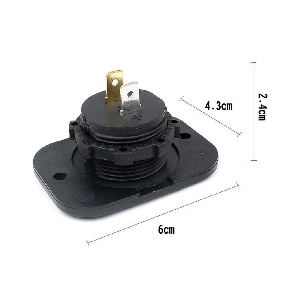 Auto motor voltmeter gemodificeerde DC voltmeter LED display met vaste plaat