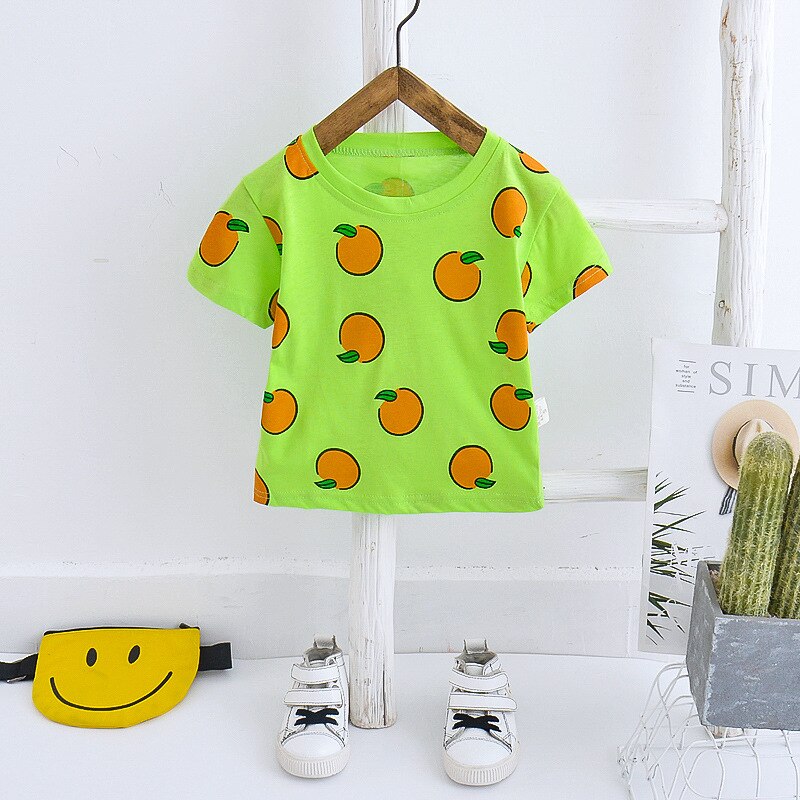Zomer Kinderen Mode Kleding Baby Jongens Meisjes Cartoon T-shirt Shorts 2 Stks/sets Kids Baby Kleding Peuter Casual Sportswear