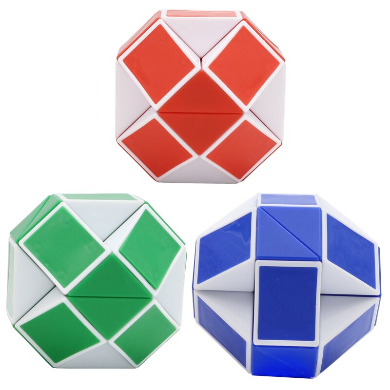 1pcs Rectangle Stress Relief Cube Stress Reliever Fun Toys Stress Rainbow Strange Shape Puzzles: b random1