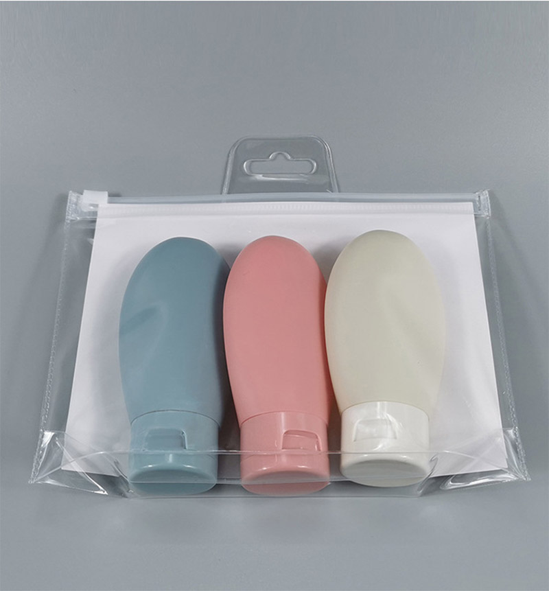 60ml Shampoo Dusche Gel Flaschen Reise Flugzeug Nachfüllbare Flasche Bausatz Tragbare Shampoo Unterteilt Flasche quetschen Mini Lotion Container: 3Stck 60ml