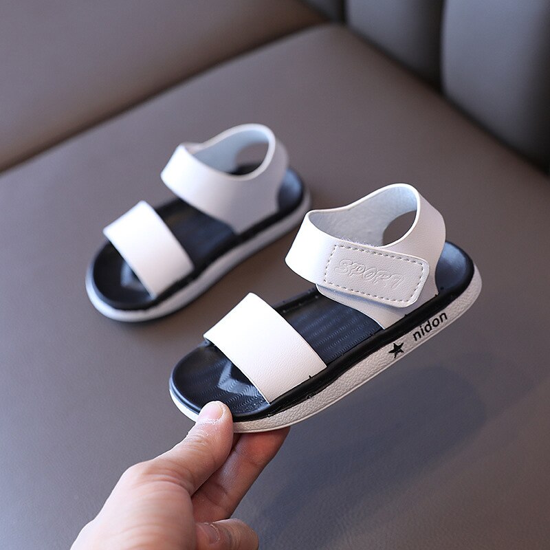 Sandali da bambino estivi per bambini per bambini piccoli sandali da spiaggia antiscivolo con punta aperta novità 2021 1 2 3 4 5 6 7 anni: white / 29