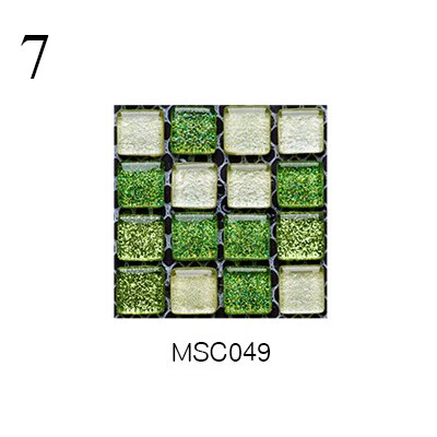 10pcs Ceramic Tile Stickers 10x10cm 3D Mosaic Tile Plane Wall Sticker DIY Decorations for Kitchen Bar Bathroom PVC Stickers: 7