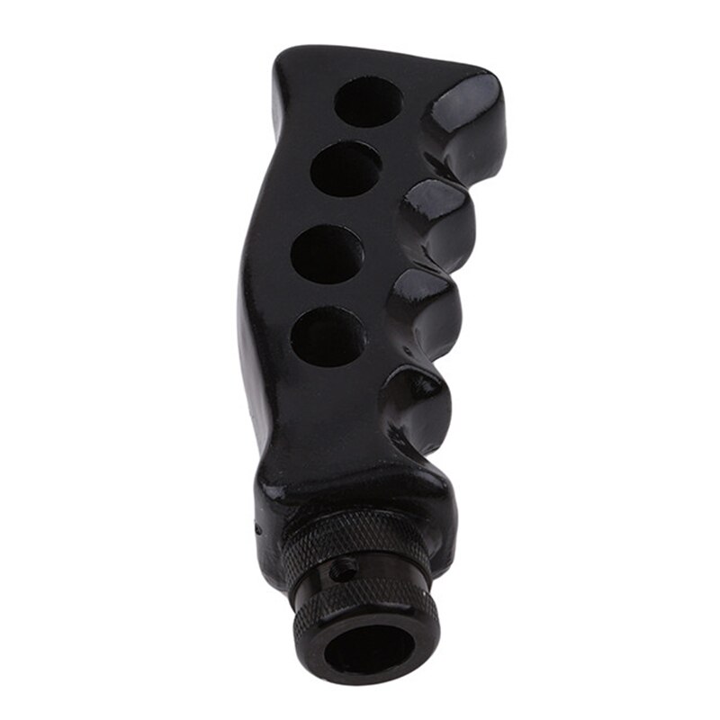 Universal Car Aluminum Manual Gear Shift Knob Stick Manual Transmission Gear Stick Lever Shifter Knob: Black