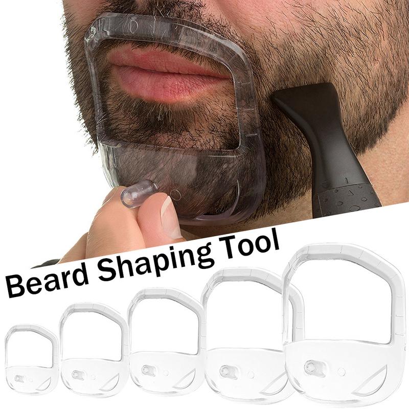 5 stks/partij Creatieve Baard Accessoires Symmetrische Cut Sik En Hals Lijn Snor Grooming Baard Care Shaper Tool