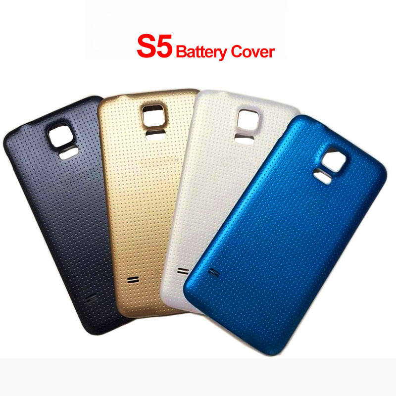 For Samsung Galaxy S5 Back Cover Case Battery Rear Door i9600 G900 Replacement S5 Battery Cover Back Housing