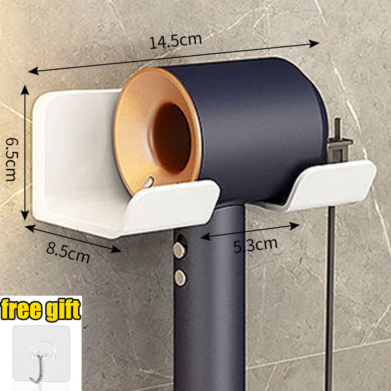 Badkamer Plank Droger Wieg Wandplanken Föhn Houder Douche Haardroger Organizer Box Wc Blower Houder Plank Badkamer: Roze