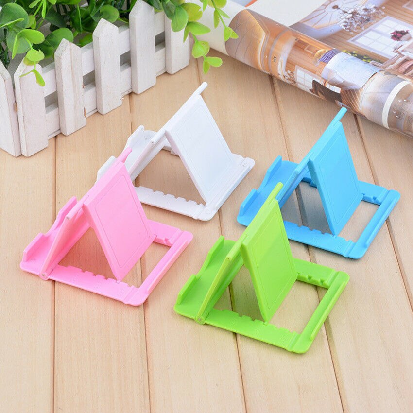 Universal Desktop Foldable Adjustable Angle Cell Phone Stand Holder for Tablet Mobile iPad Kindle iPhone Xiaomi Samsung