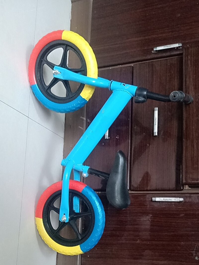 JayCreer 1PCS-Pack 12 Inches 5-Spoke EVA Soild Foam Wheels With Bearing For Kids Balance Bikes