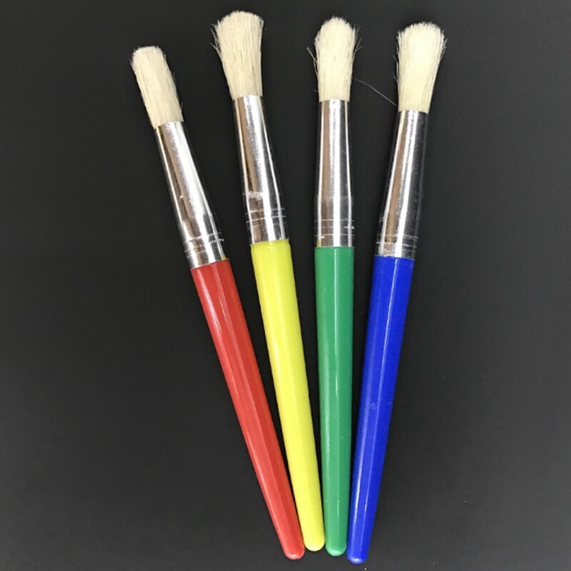 17 Piece Set Children's Pen Washing Tool Plastic Pen Washing Box Large Round Plastic Palette Art Tool Set