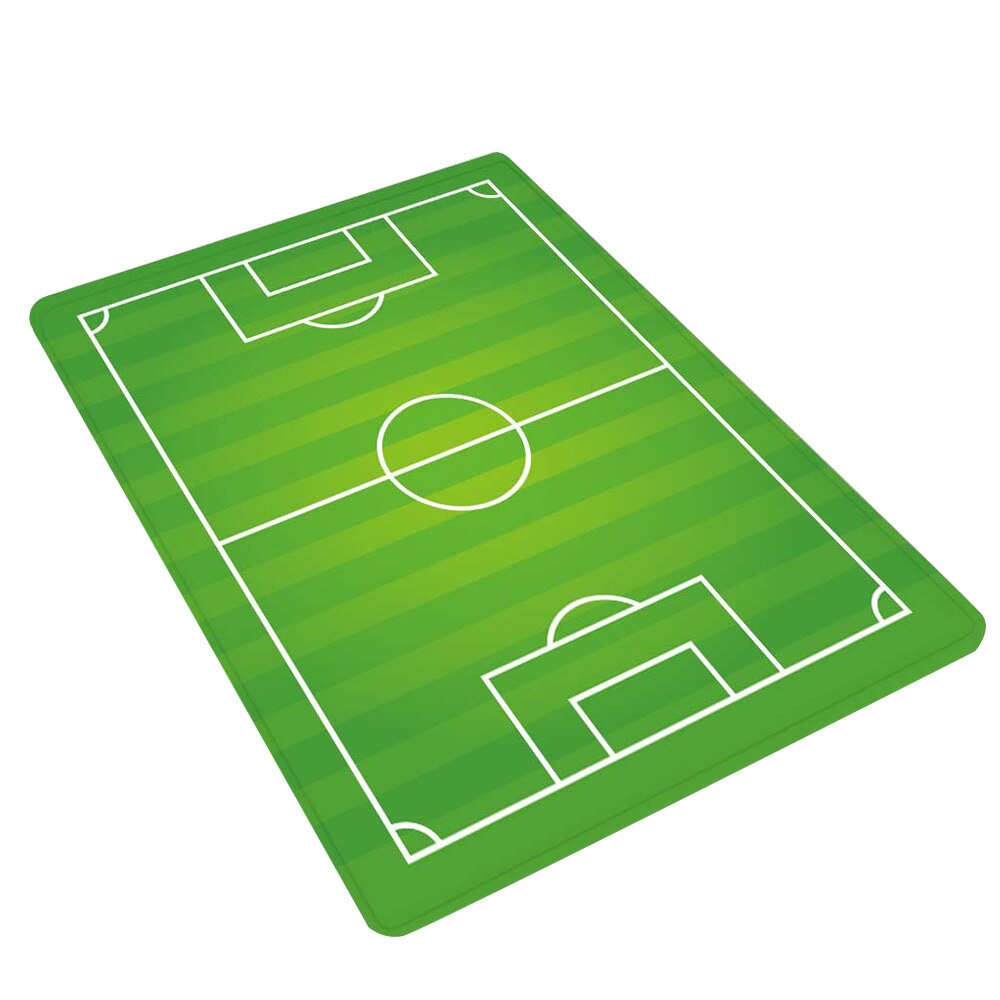 Polyester Fiber Carpet Football Field Pattern Carpet For Living Room Non-Slip Bedroom Floor Mat Soft And Comfortable 50*80cm