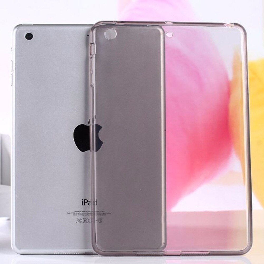 Ultra-Dunne Crystal Soft Tpu Transparant Siliconen Clear Case Cover Voor Ipad Mini 1 2 3 Tablet Pc