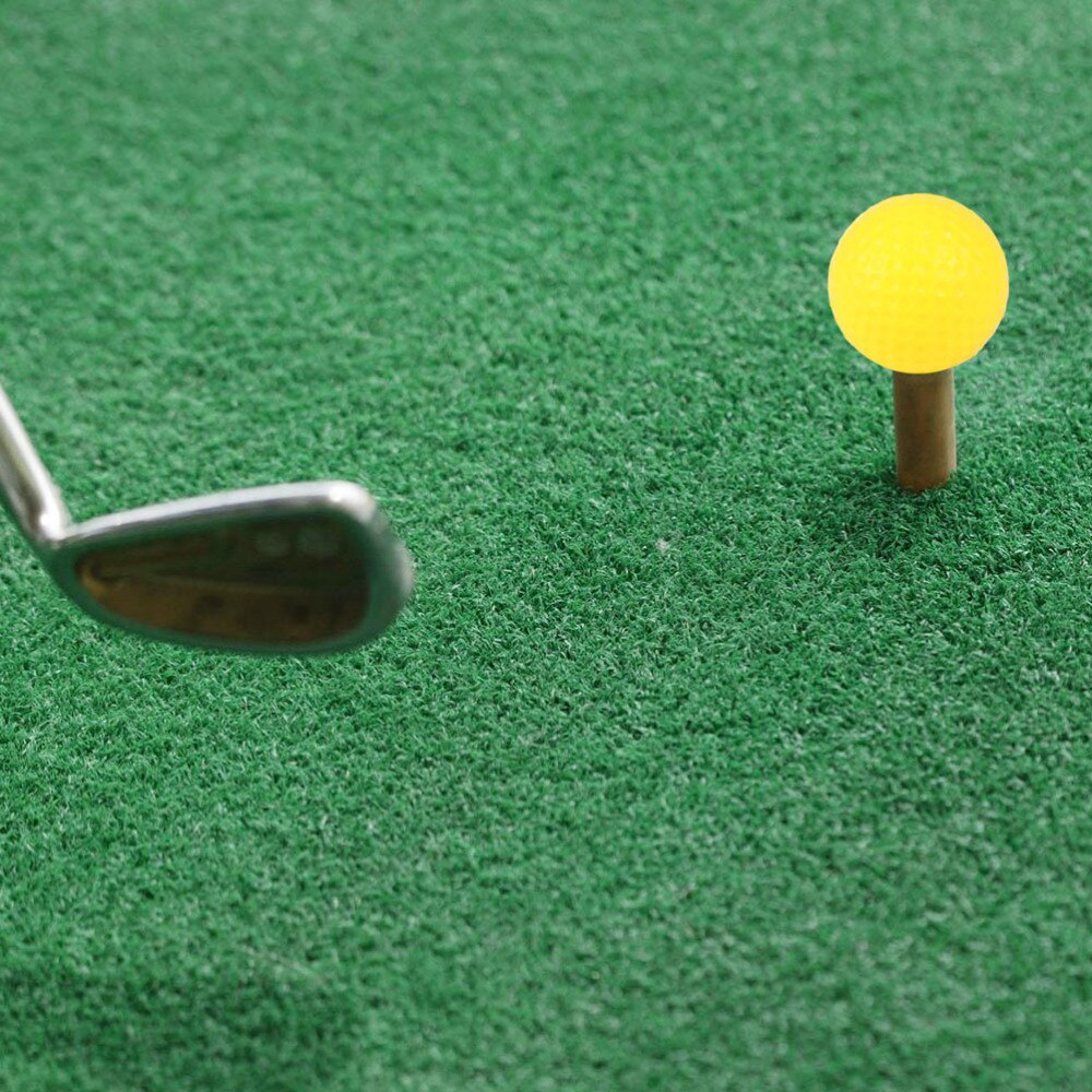 10 stuks golfballen premium golf oefenballen oefengolfbal voor spelen of oefenen: Roze geel