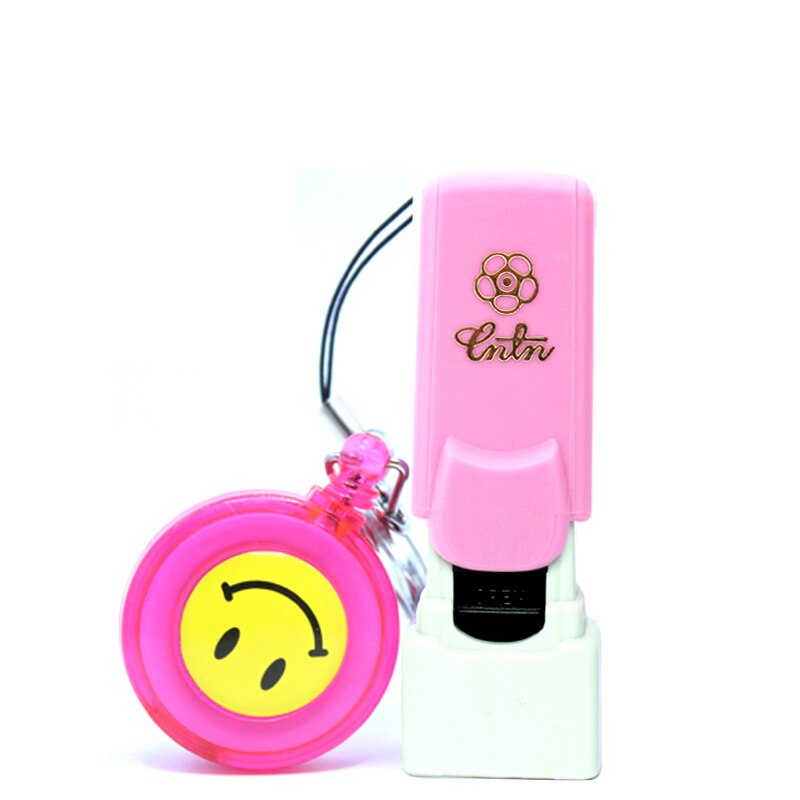 Personal Nurse Name Stamp Handwritten Signature Stamp Lettering Personality Art Signature Steal Private Production 5: button pink