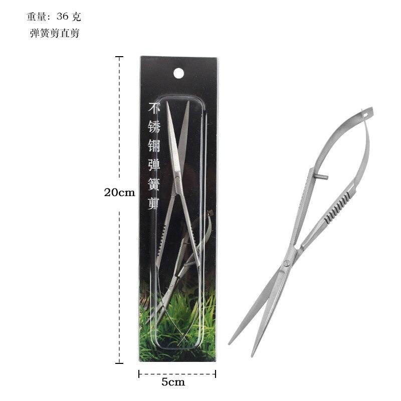 Aquarium Aquascaping Werkzeuge Edelstahl Aquarium Tank Pinzette Schere Spachtel Werkzeug Set Aquatische Werkzeuge: Stitch Straight