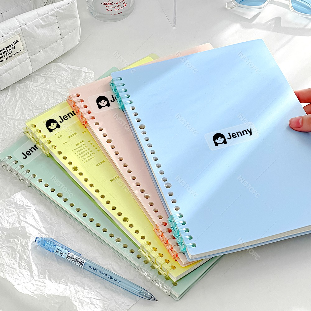 Niimbot Transparents Clear Pure White Thermal Label Sticker Paper Roll Self-Adhesive Barcode Price Name Printing for D11 D110